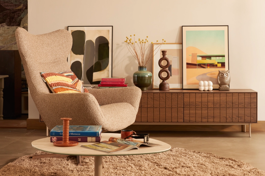 Joe draaivoet hout Sfeerbeeld 1